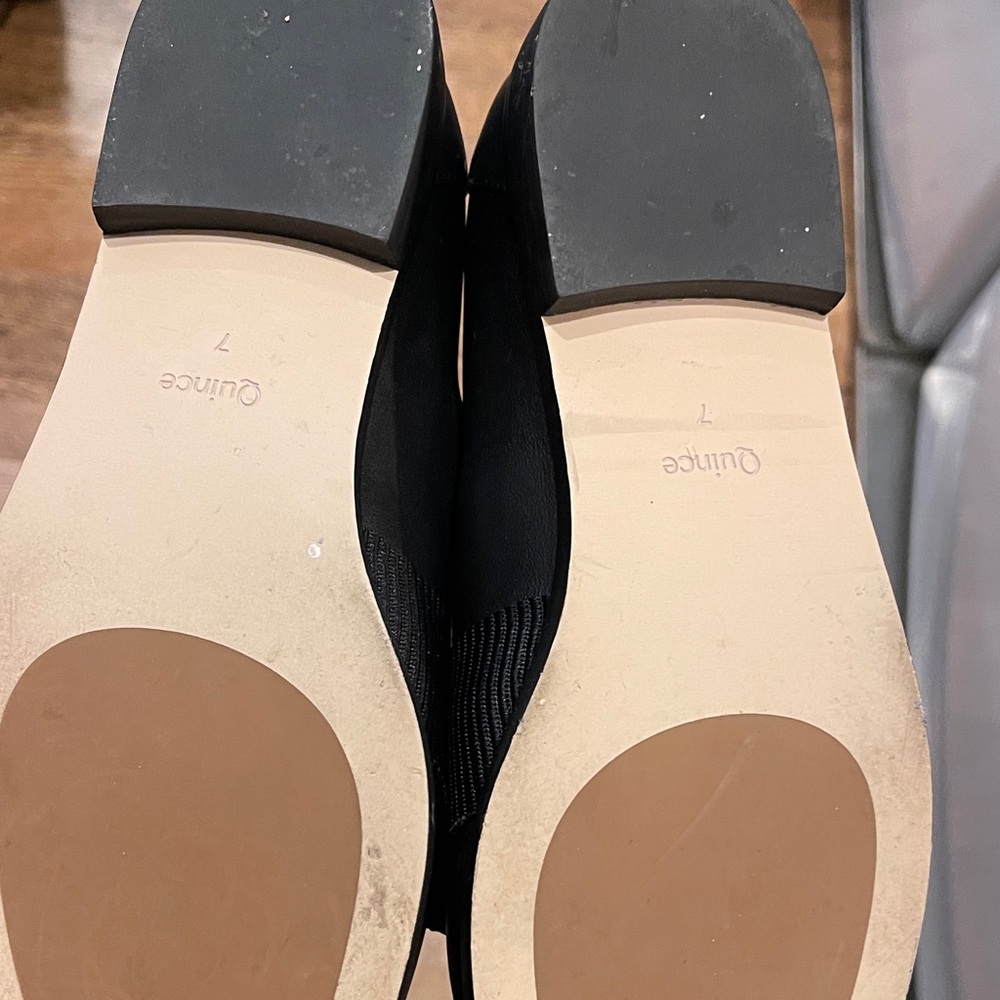 Quince Women's Classic Black Loafers - Picture 3 of 4
